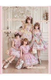Twin Bears Macaron Salopette JSKs and OPs(2nd Pre-Order/4 Colours/Full Payment Without Shipping)